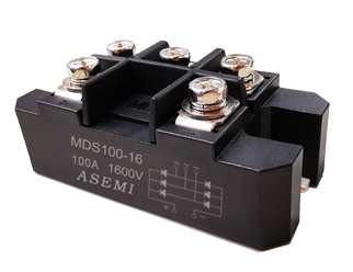 MDS100-16,MDS75-16,MDS60-16，ASEMI三相整流模塊，工業(yè)機(jī)電/數(shù)控機(jī)床/工業(yè)焊機(jī)用大功率整流模塊