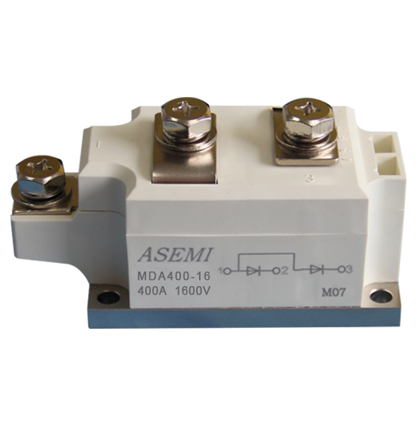MDA500-16,MDA500-12,MDA400-16,MDA400-12,  ASEMI單臂共陽(yáng)極整流模塊