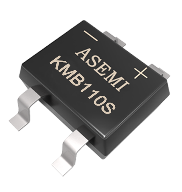 KMB110S/KMB14S/KMB16S，ASEMI貼片肖整流橋，薄體貼片小封裝用芯片，智能插座、電表設(shè)備適配整流橋