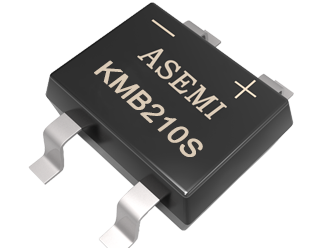 KMB210S/KMB24S/KMB26S，ASEMI貼片肖整流橋，薄體貼片小封裝用芯片，智能插座、電表設(shè)備適配整流橋