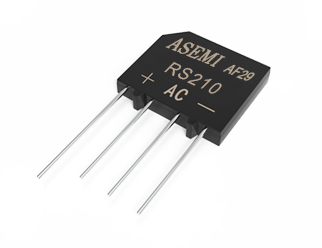 RS210/RS208/RS207/RS206，ASEMI整流橋，內(nèi)置GPP芯片，大功率LED驅(qū)動器用橋 RS210