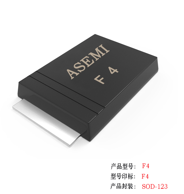 (F7-SOD123）F7/F6/F5/F4/F3, ASEMI快速恢復(fù)二極管