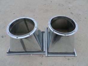 螺旋風管配件天圓地方丨方口轉圓口接頭廠家直銷